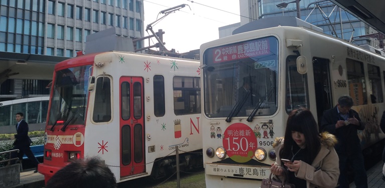 2017年に乗車した鹿児島市電